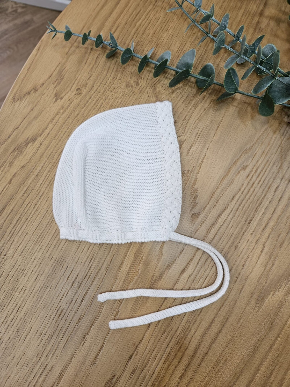 Cuffietta nascita in filo di cotone