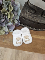 Scarpine neonato in filo di cotone - Orsetto