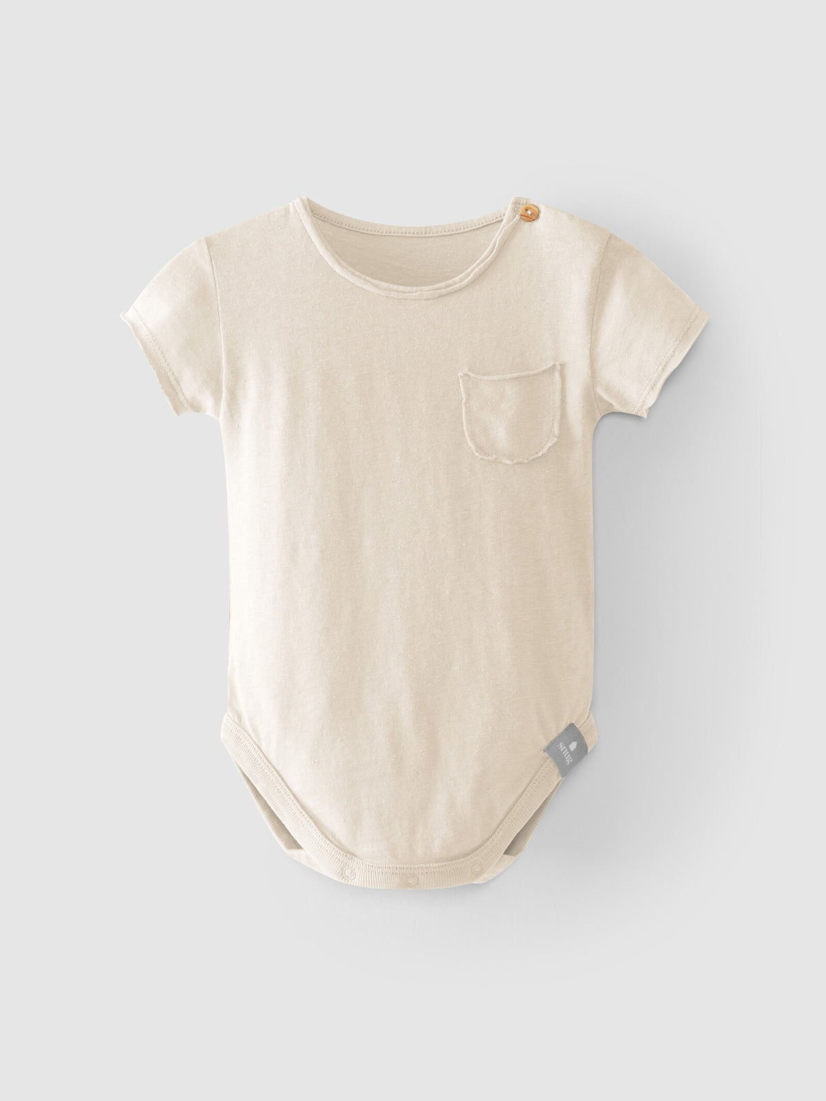 Body bianco con taschino