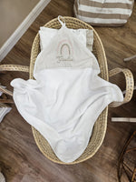 Accappatoio neonato in spugna di bamboo Rainbow