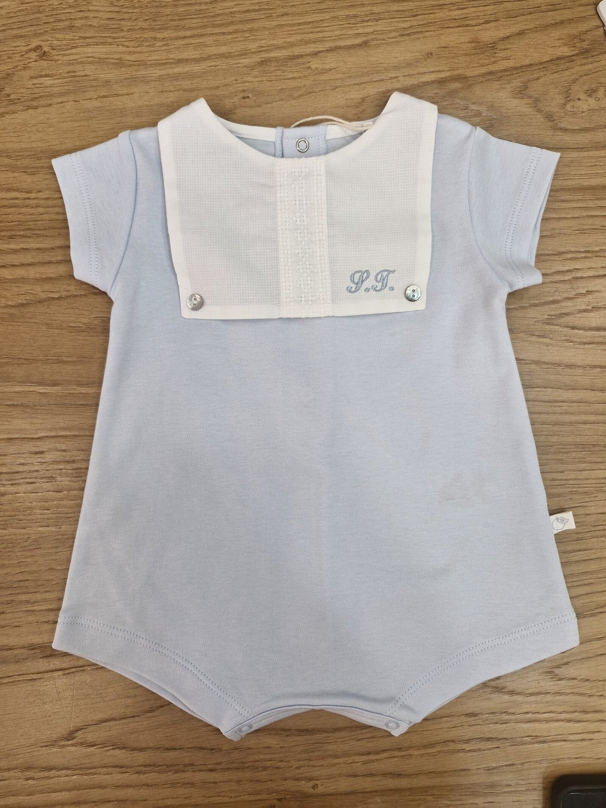 Pagliaccetto neonato in jersey di cotone