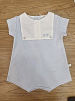 Pagliaccetto neonato in jersey di cotone