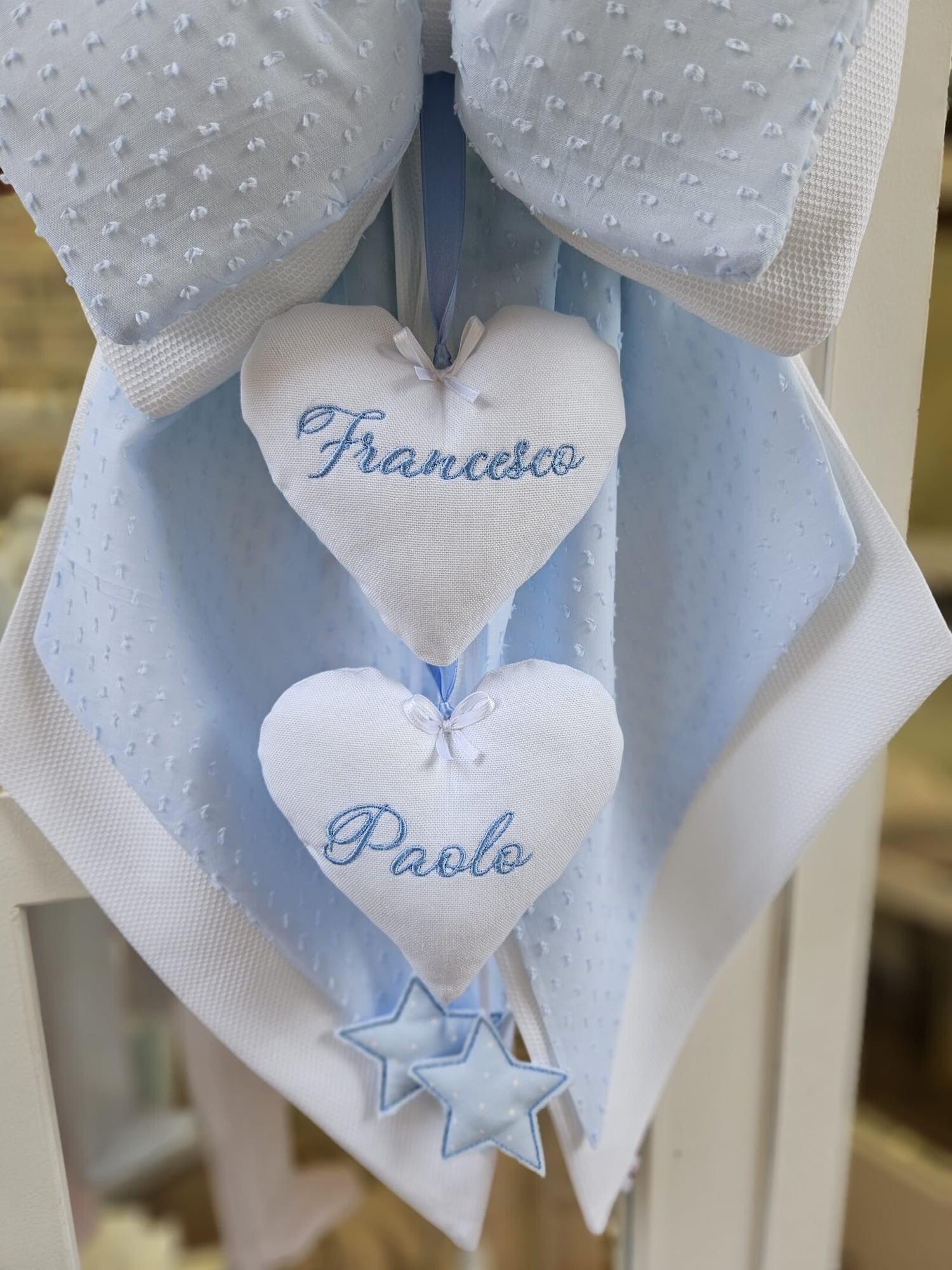 Fiocco Nascita Gemelli, Modello Leonardo