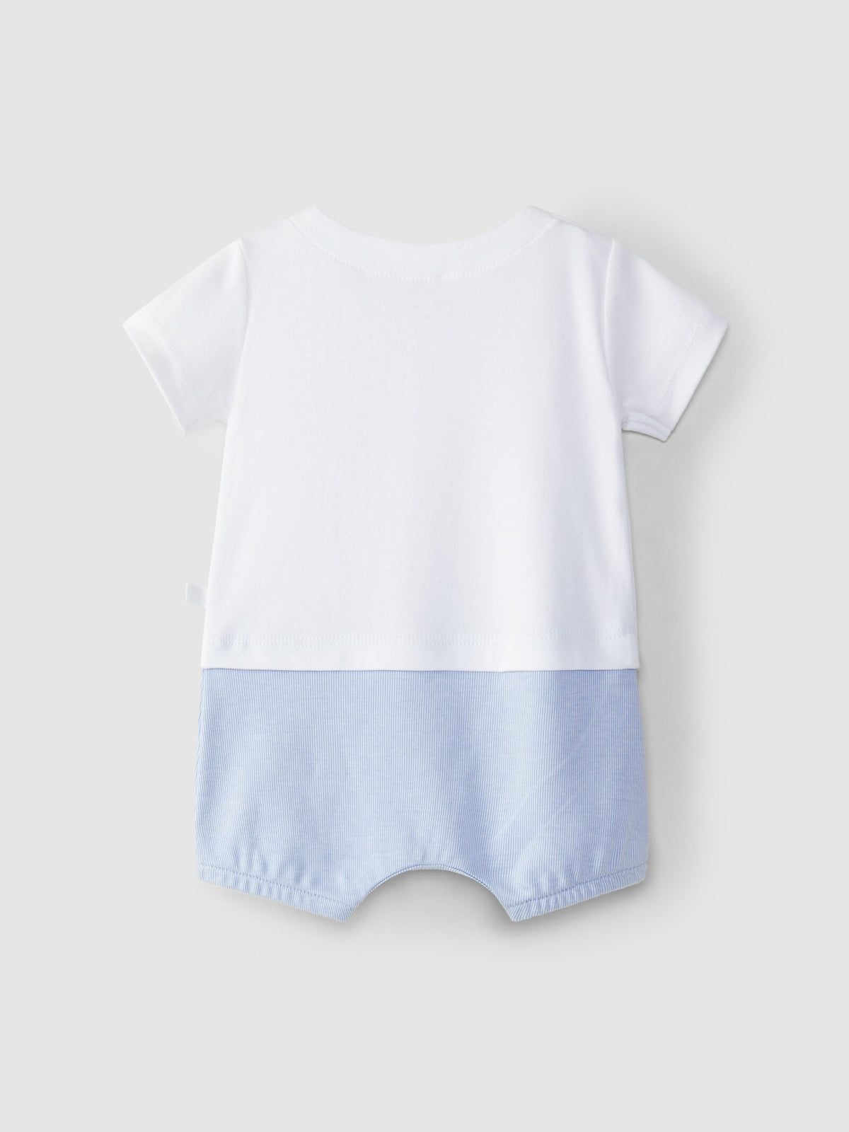 Pagliaccetto neonato mezza manica in cotone