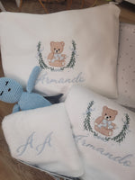 Coordinato da bagno in spugna di cotone con Orsetto