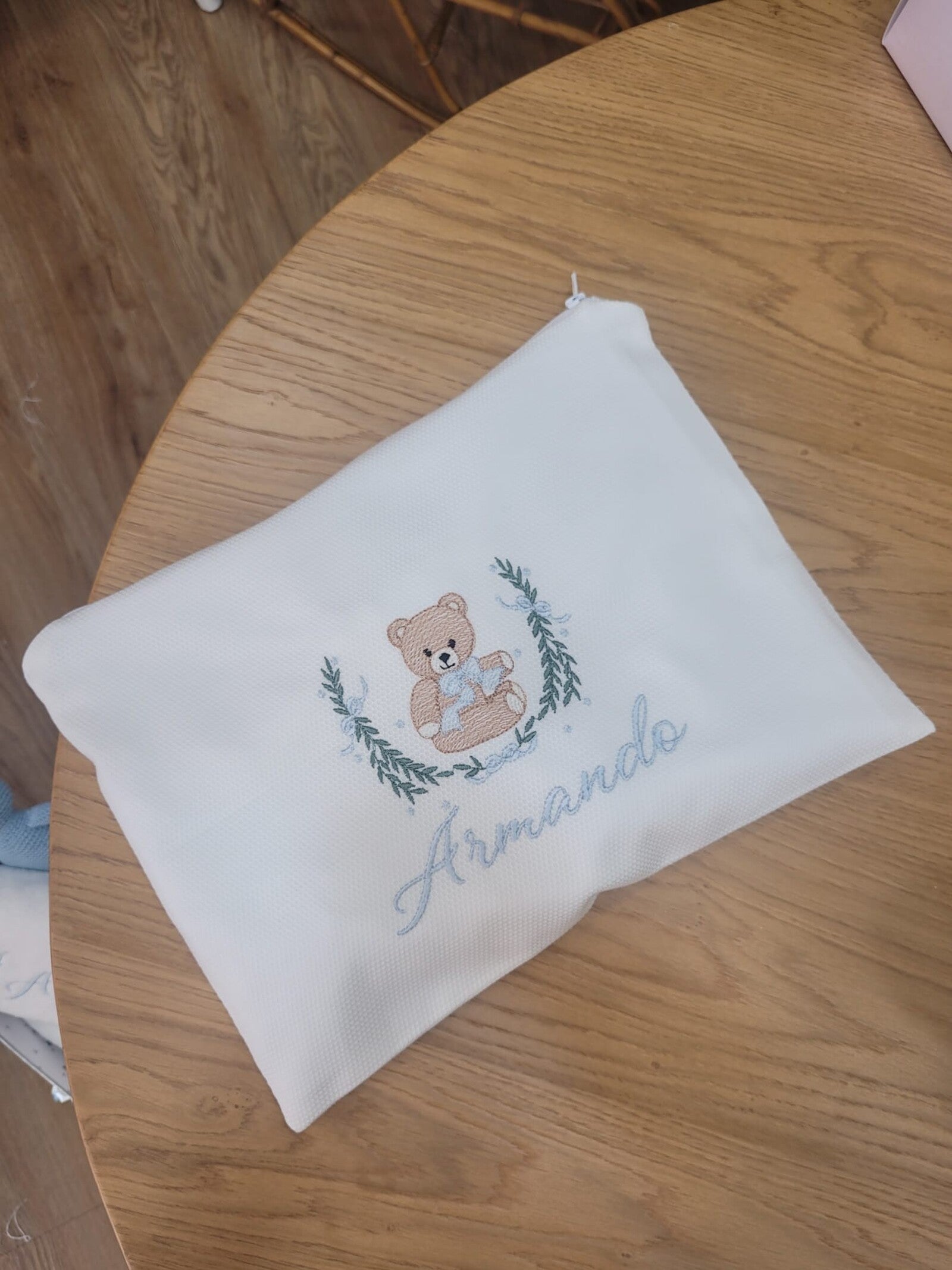 Coordinato da bagno in spugna di cotone con Orsetto