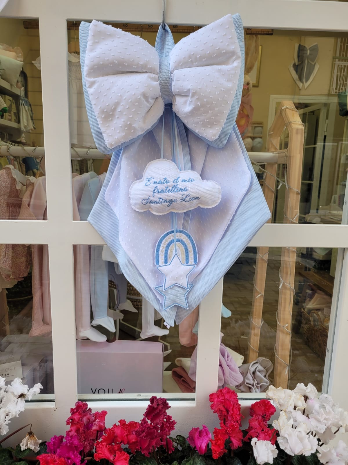 Fiocco Nascita Rainbow