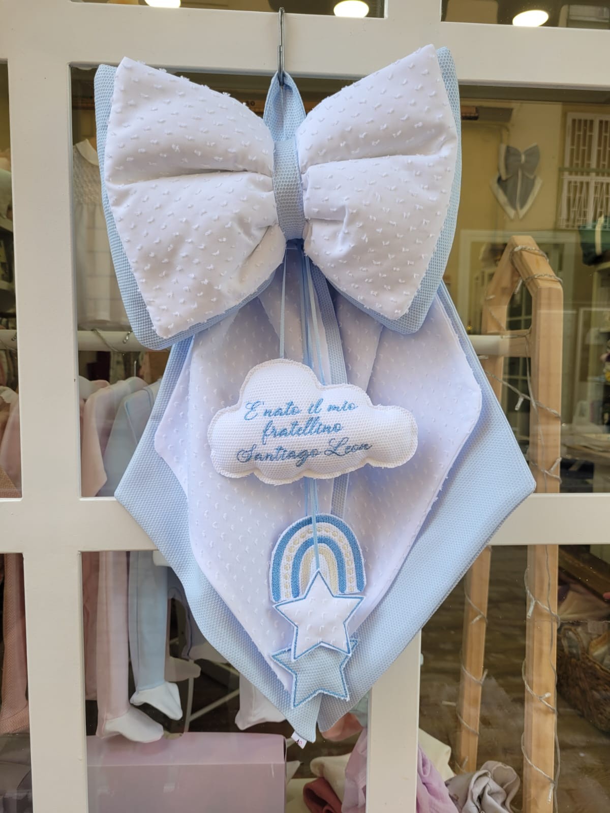 Fiocco Nascita Rainbow