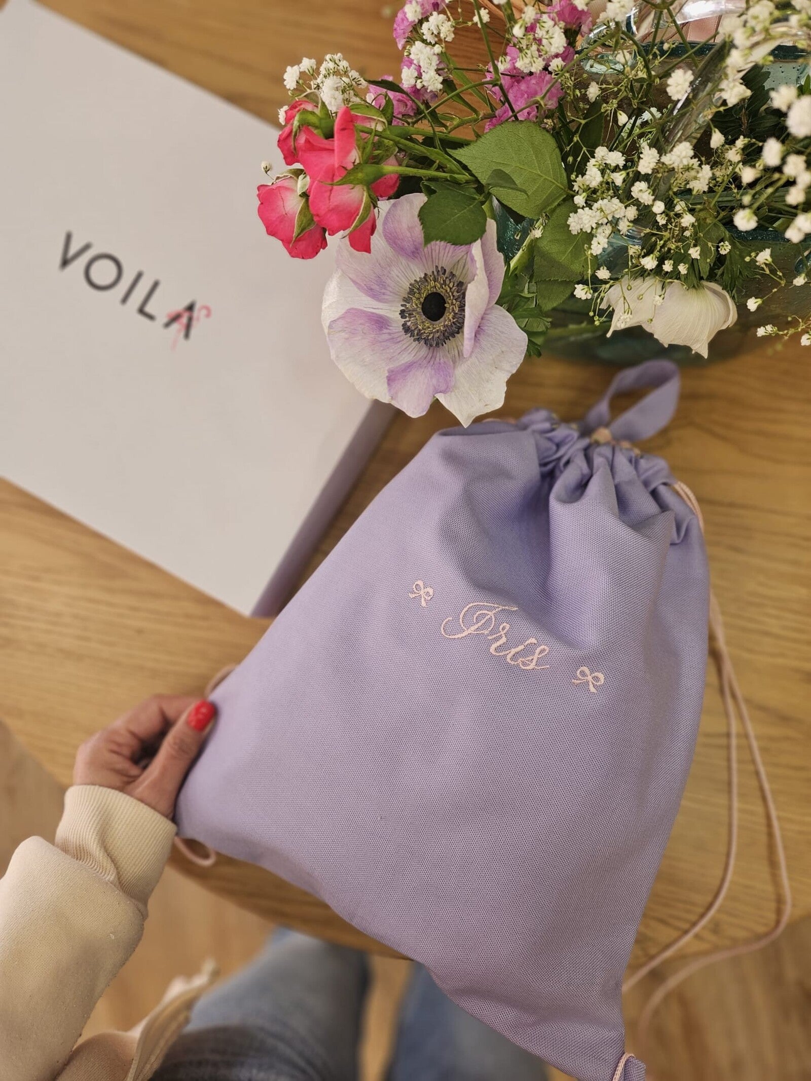 Sacca a spalla in cotone