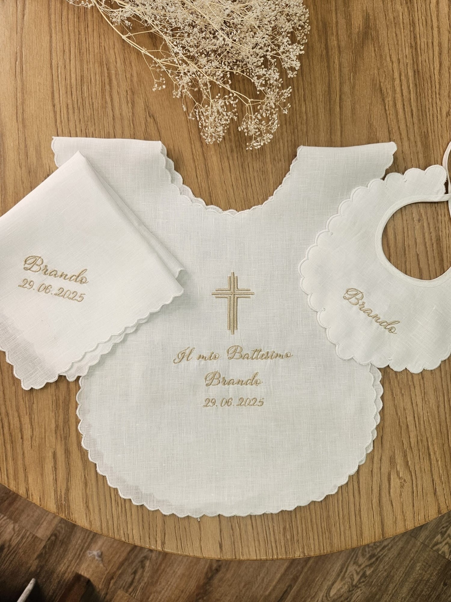 Coordinato Battesimo con smerlo