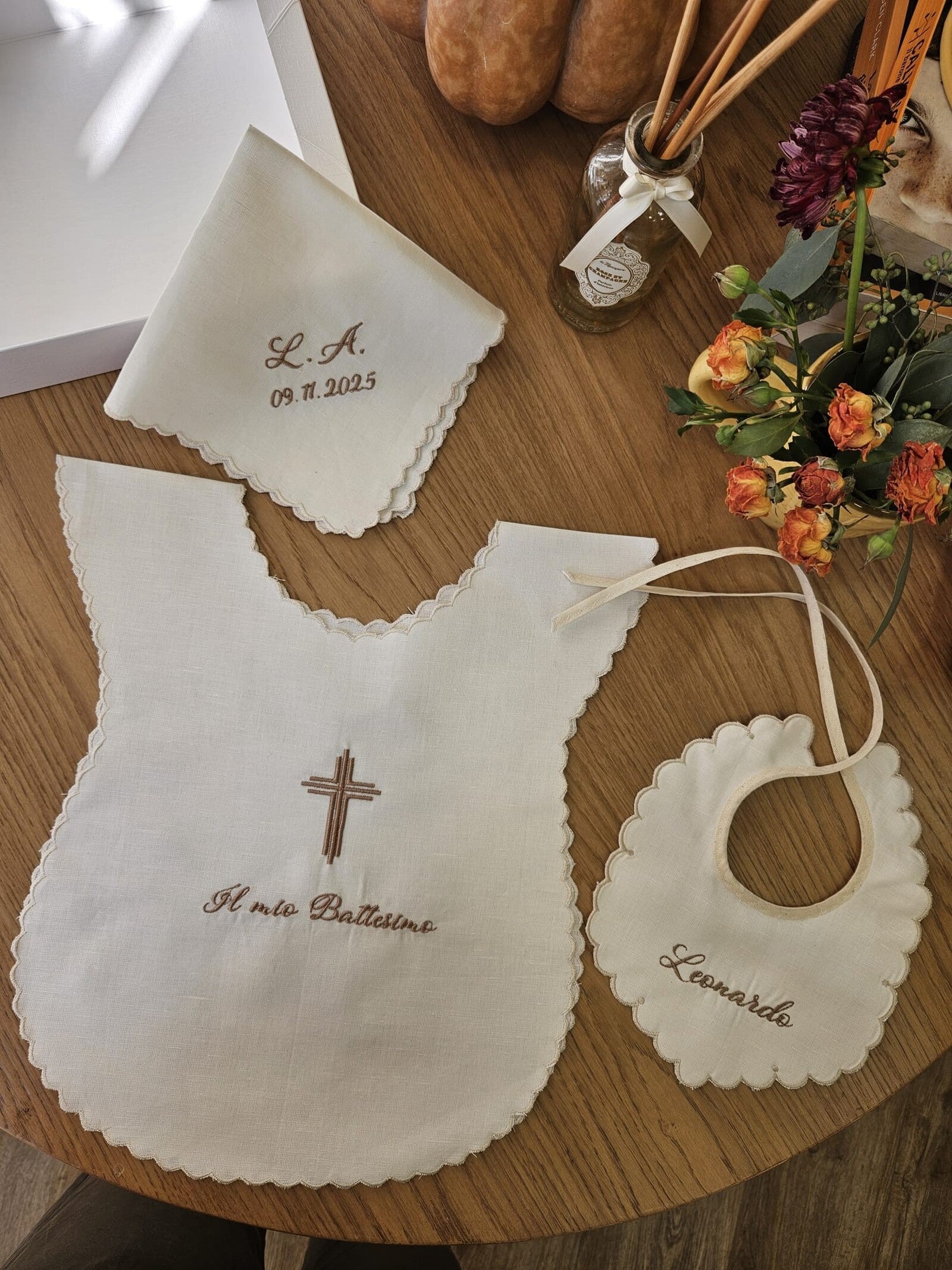 Coordinato Battesimo con smerlo