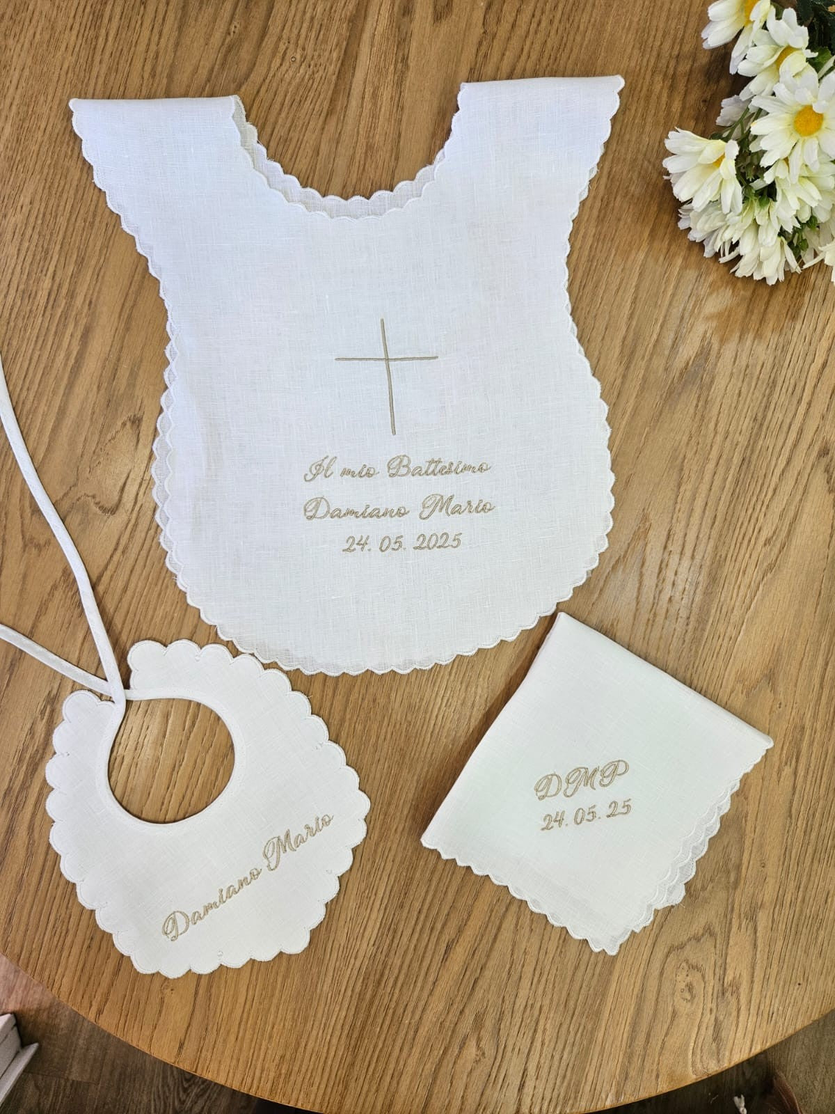 Coordinato Battesimo con smerlo