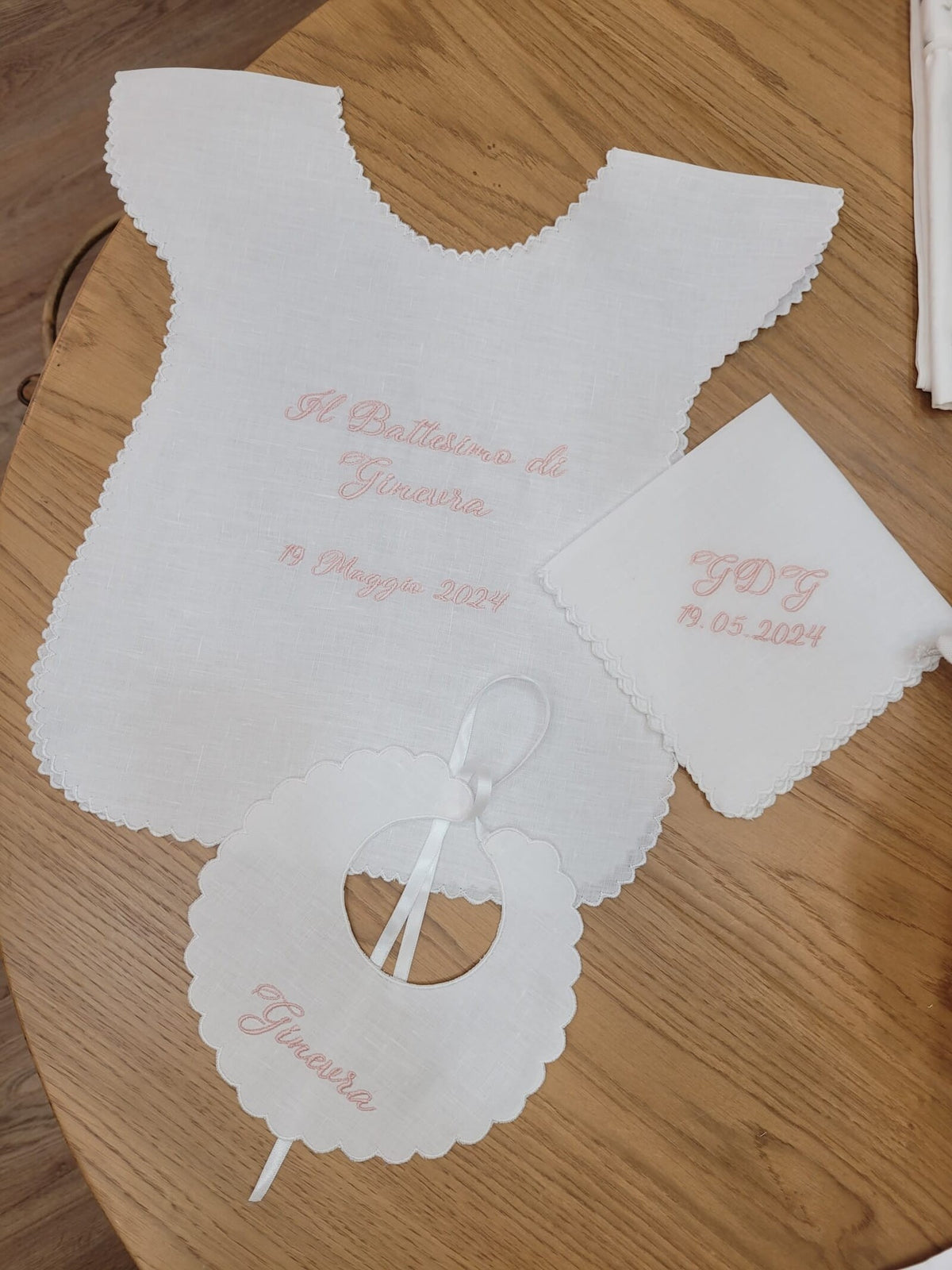 Coordinato Battesimo con smerlo