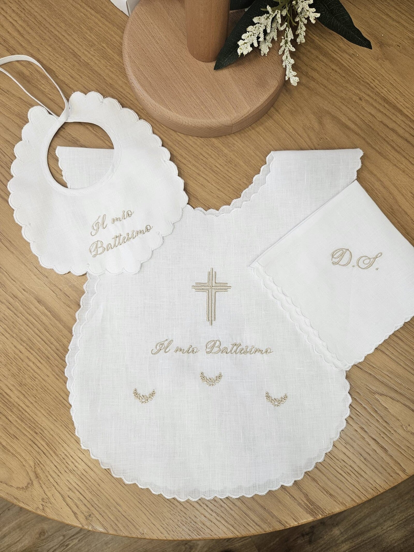 Coordinato Battesimo con smerlo