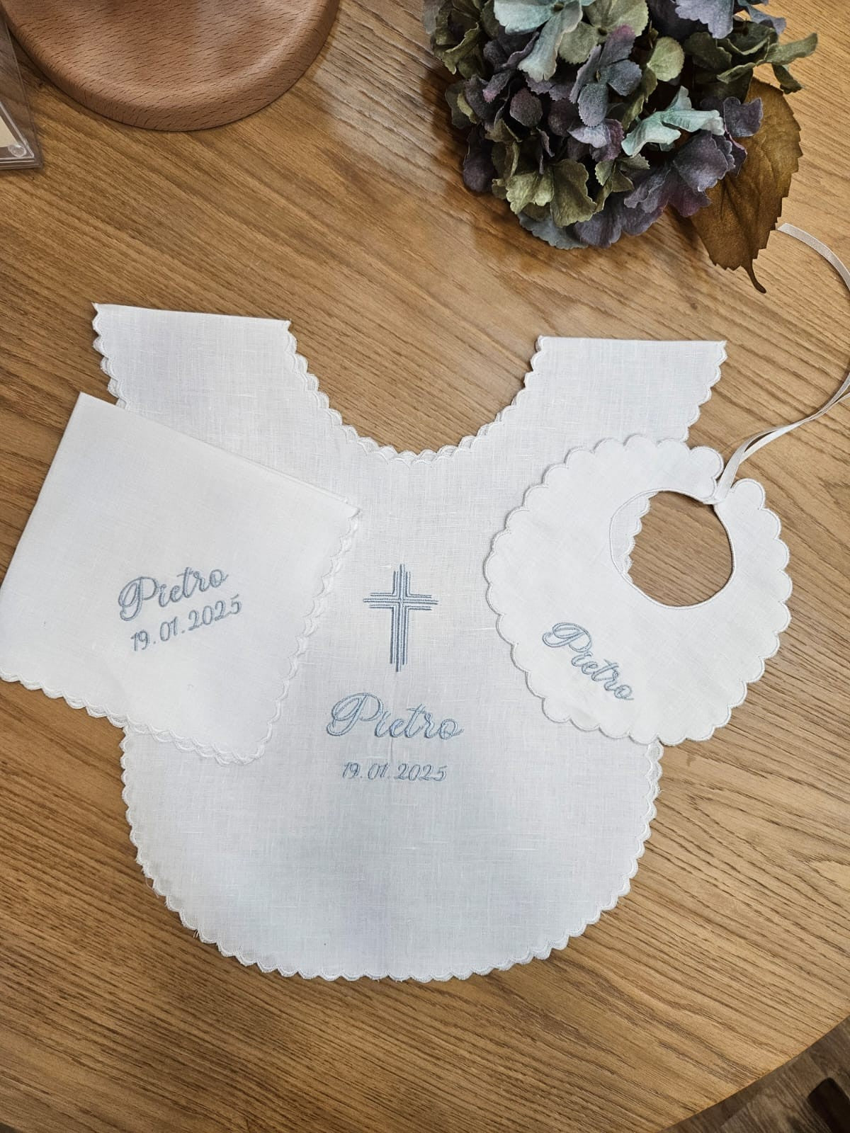 Coordinato Battesimo con smerlo