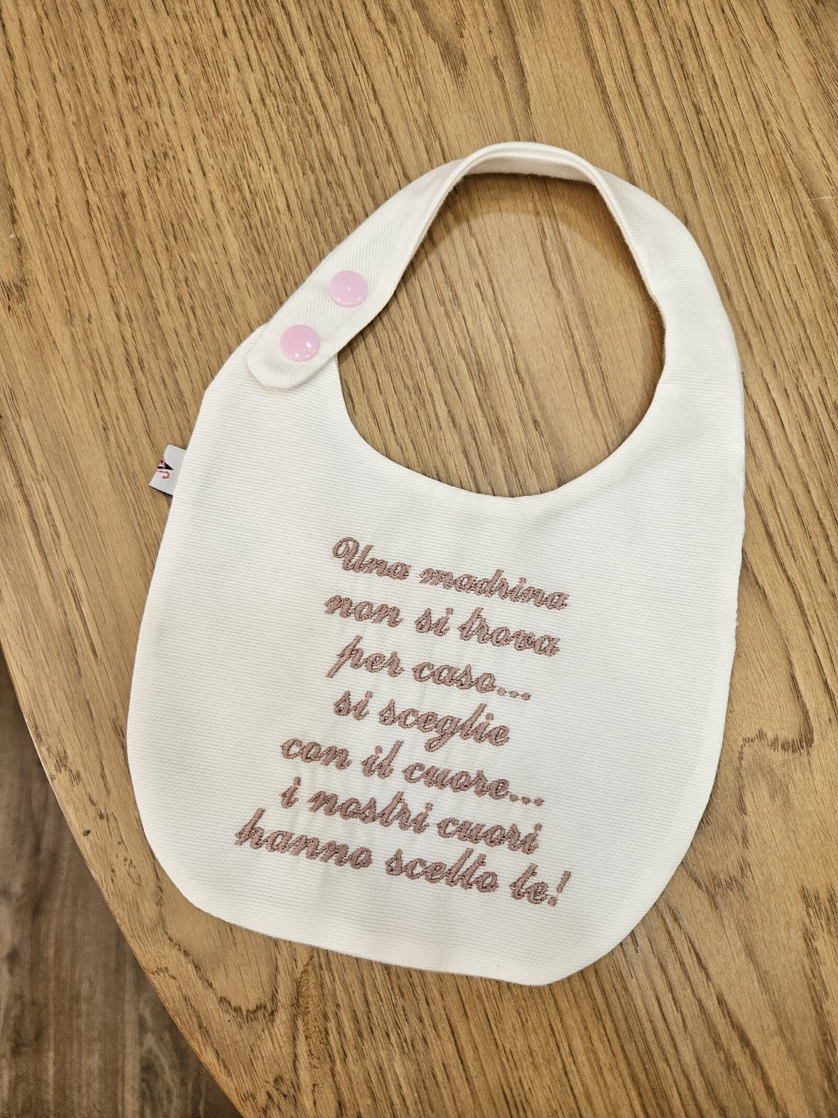 Bavaglino Vuoi essere il mio padrino/la mia madrina