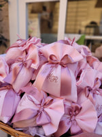 Sacchetto portaconfetti in piquet di cotone basic