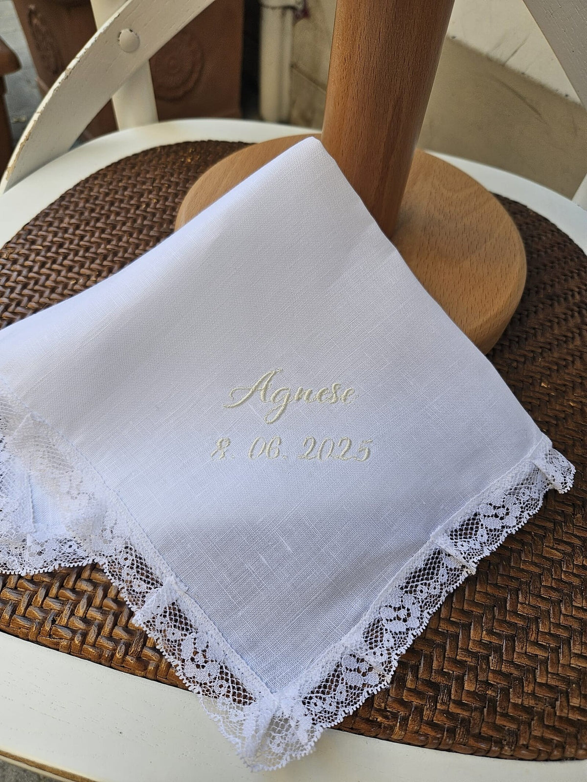 Coordinato Battesimo con pizzo