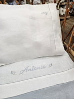 Coordinato nascita in puro lino