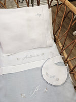 Coordinato nascita in puro lino