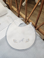 Coordinato nascita in puro lino