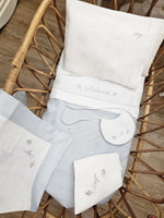 Coordinato nascita in puro lino