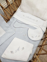 Coordinato nascita in puro lino