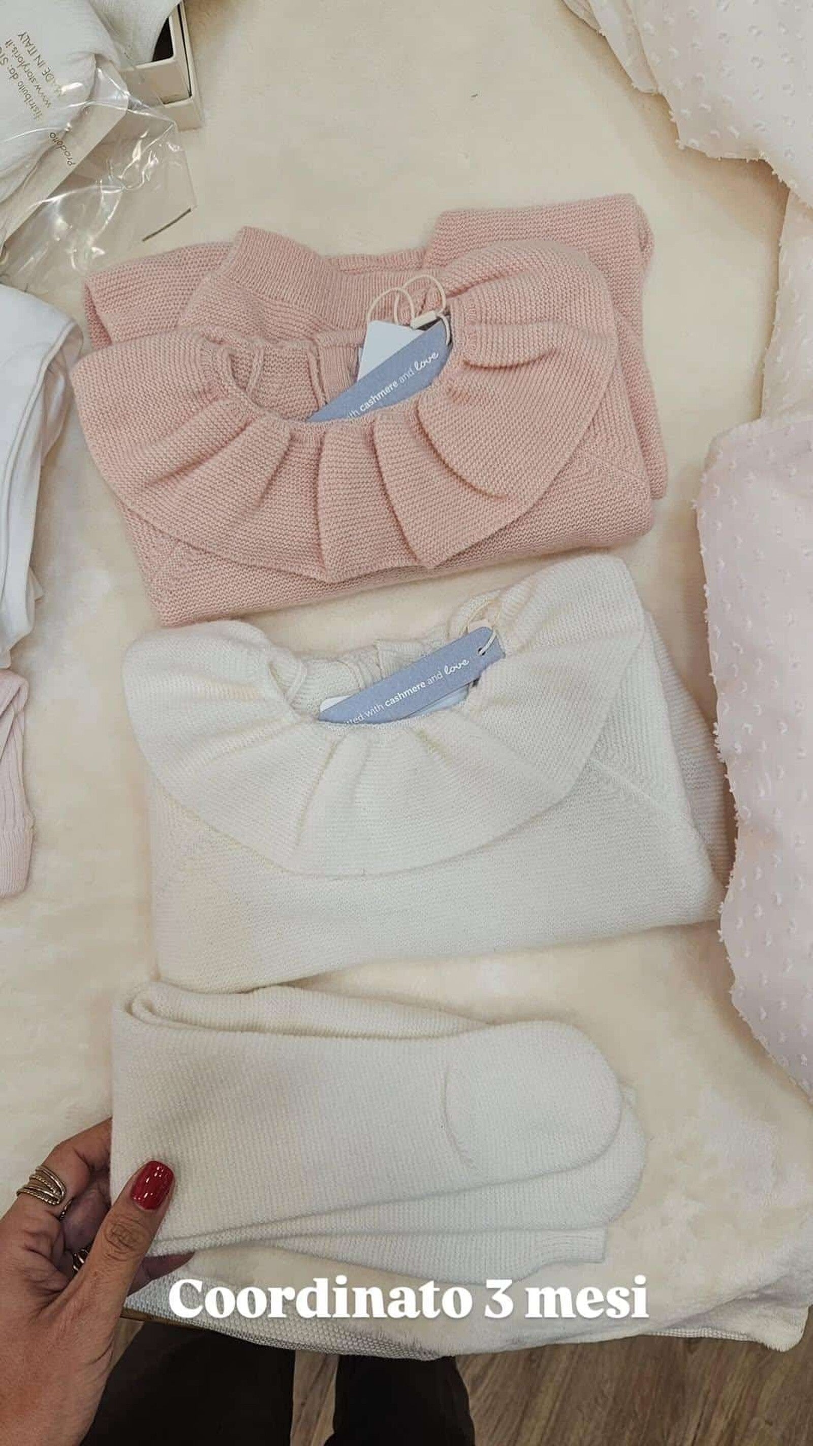 Completo due pezzi con rouche