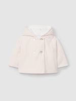 Giacca con cappuccio in velluto a coste