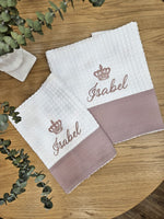 Coordinato bagnetto in apone e mussola