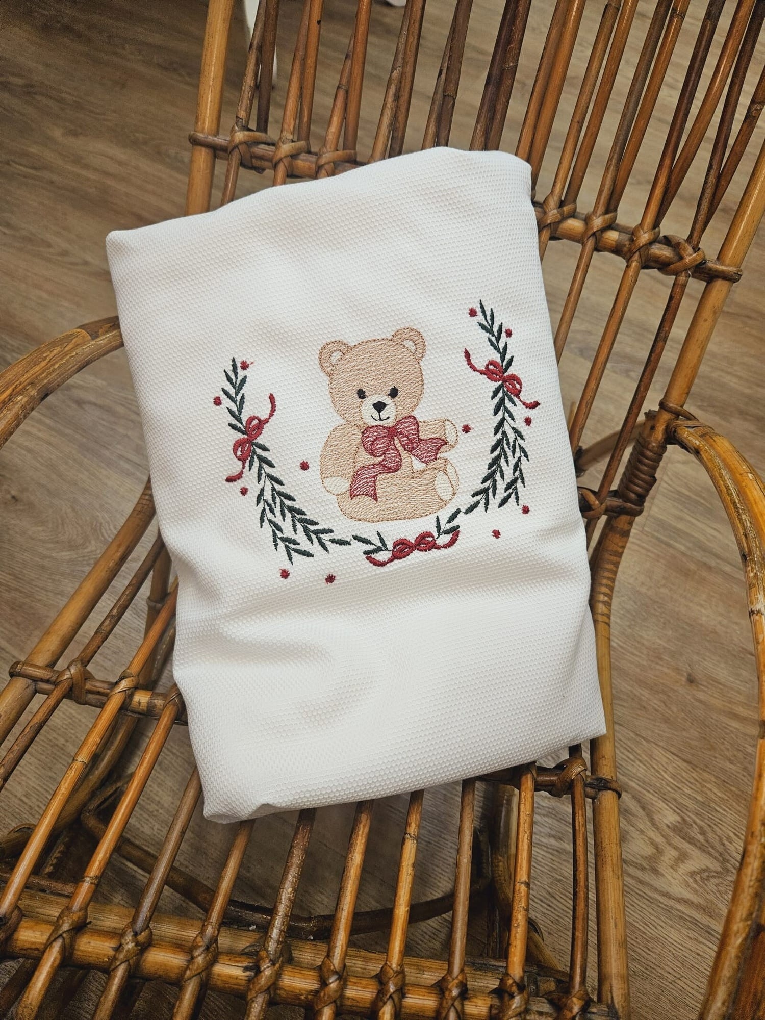 Set natalizio, copertina e bavaglino