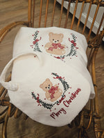 Set natalizio, copertina e bavaglino