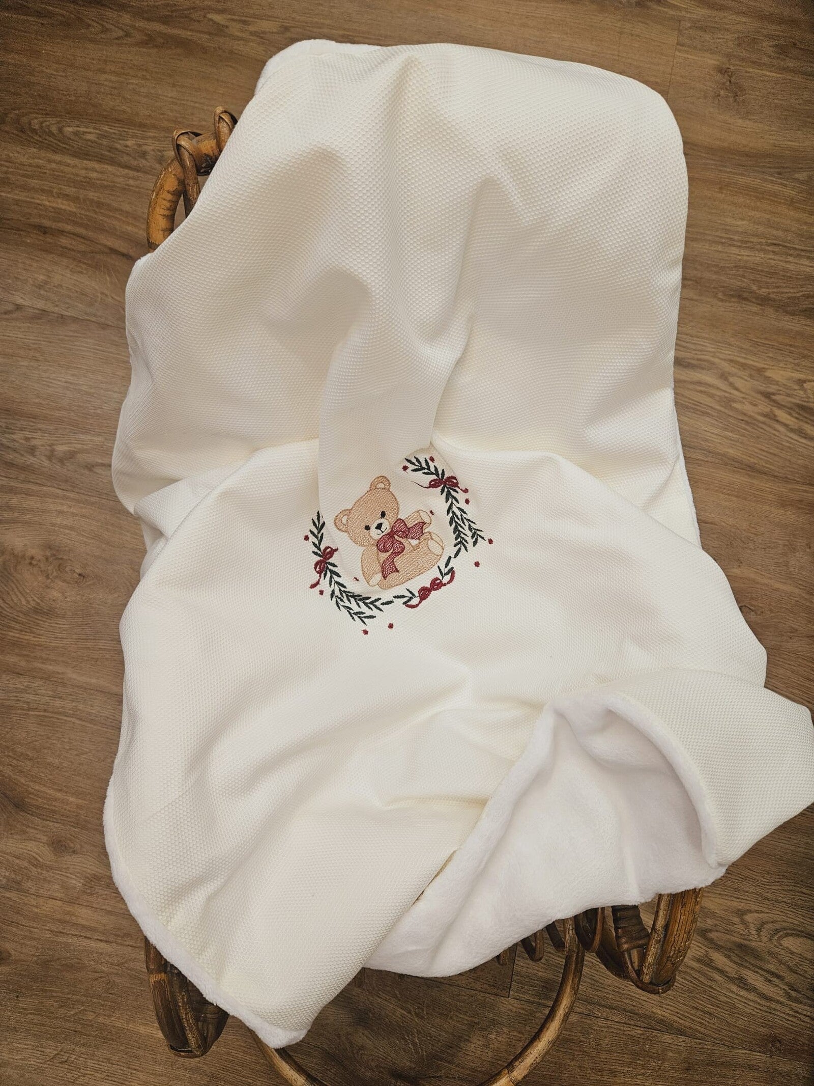 Set natalizio, copertina e bavaglino