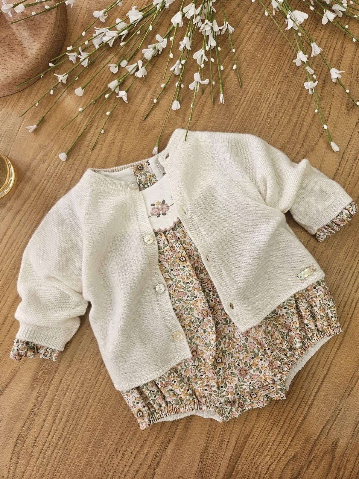 Cardigan in lana misto cashmere