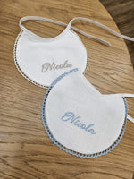 Coppia di bavaglini personalizzati