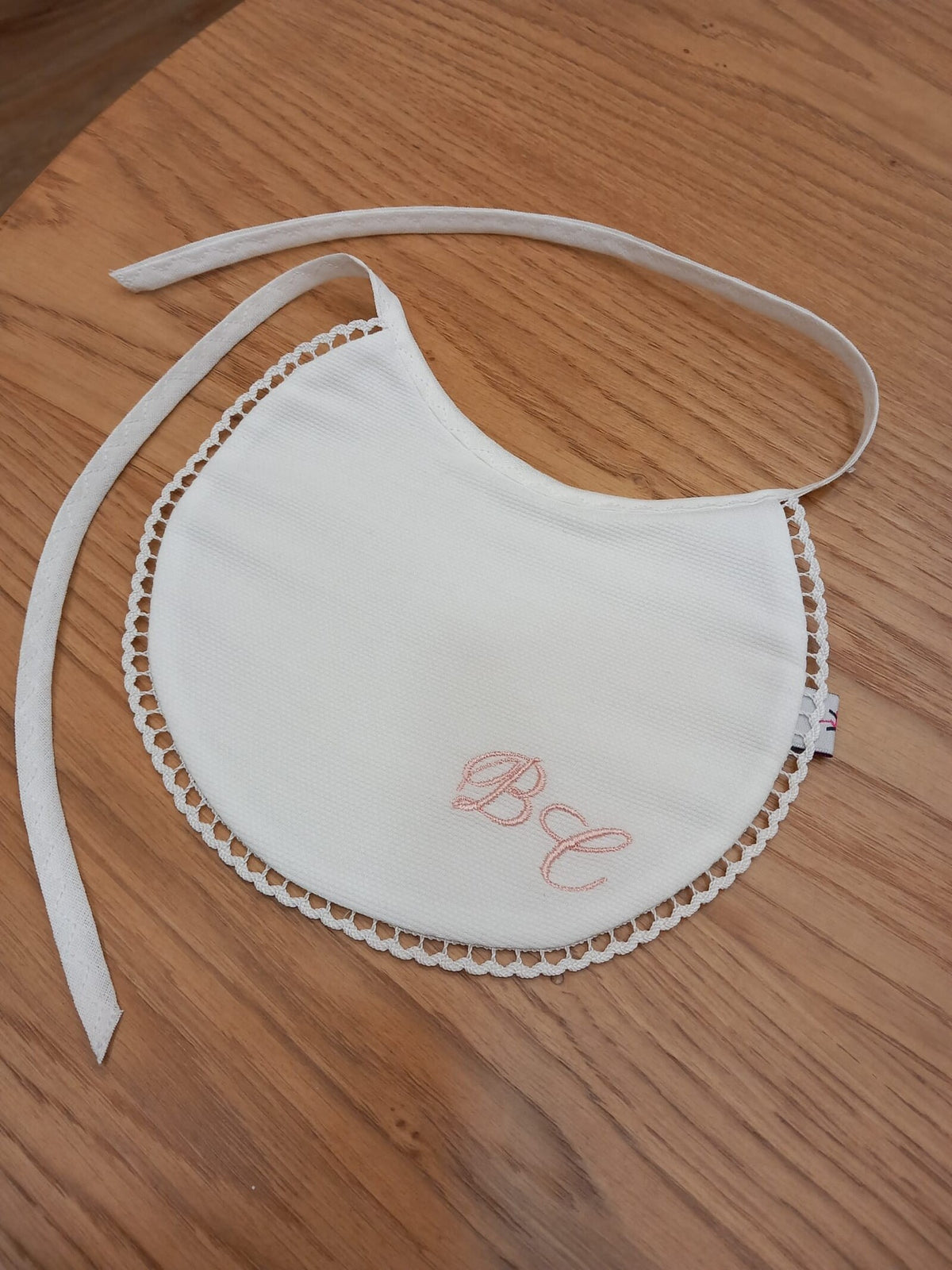 Coppia di bavaglini in piquè di cotone