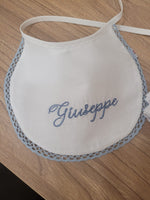 Coppia di bavaglini in piquè di cotone