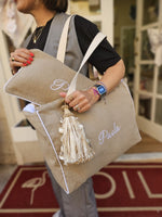 Odette in lino con zip