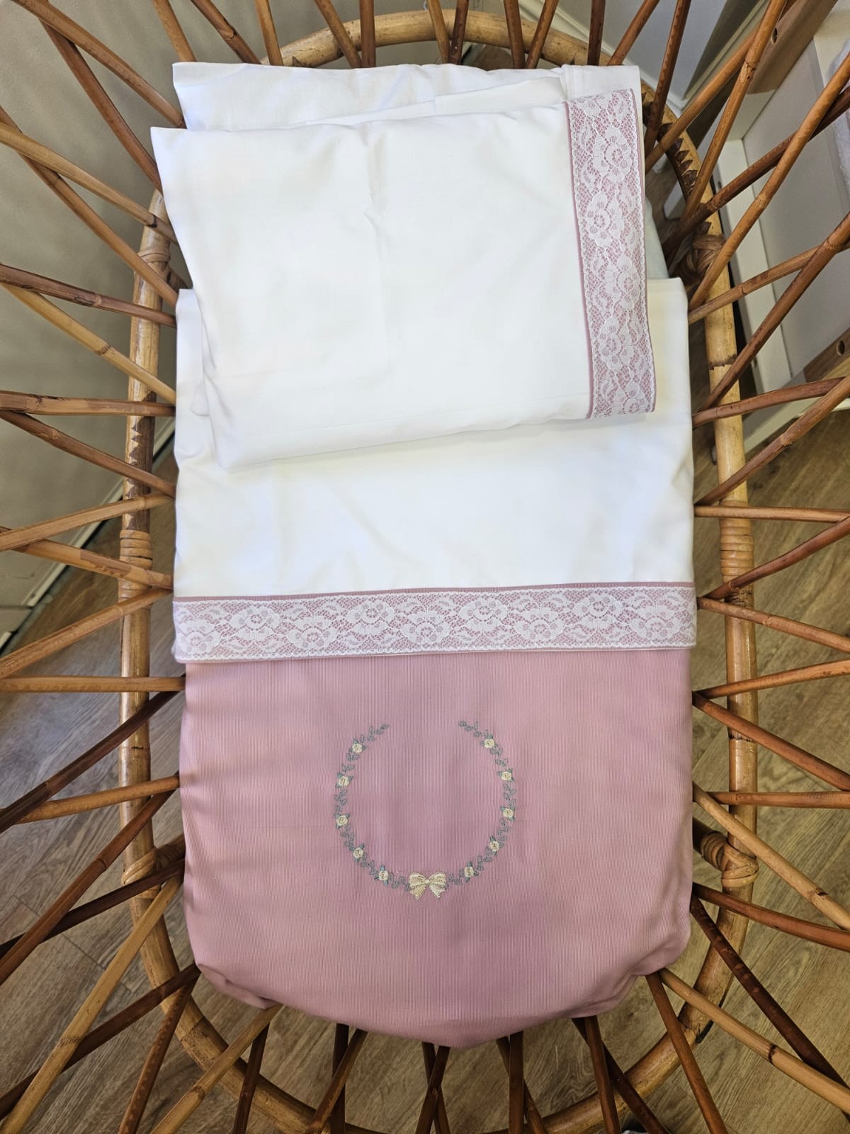 Coordinato nascita in cotone Roseline