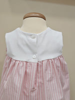 Vestitino in cotone con boccioli ricamati