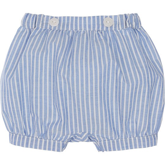 Pantaloncini in cotone a righe