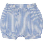 Pantaloncini in cotone a righe