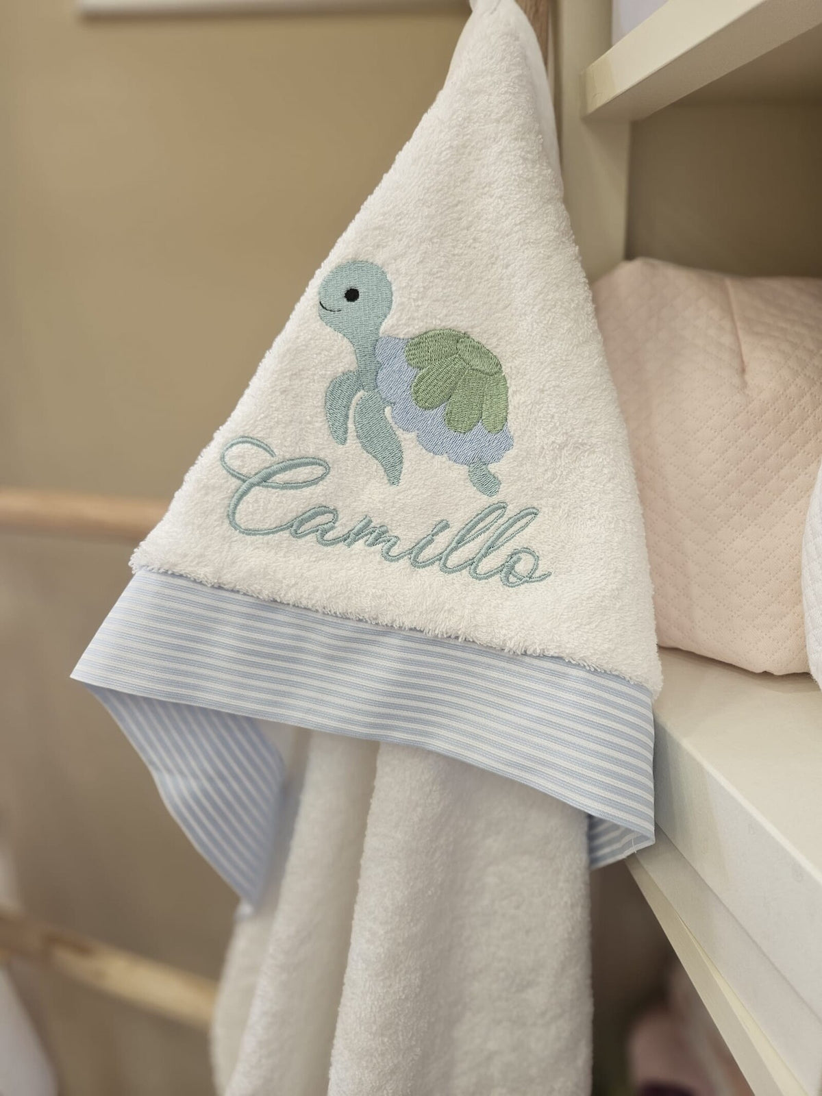 Accappatoio quadrato in spugna di cotone Basic