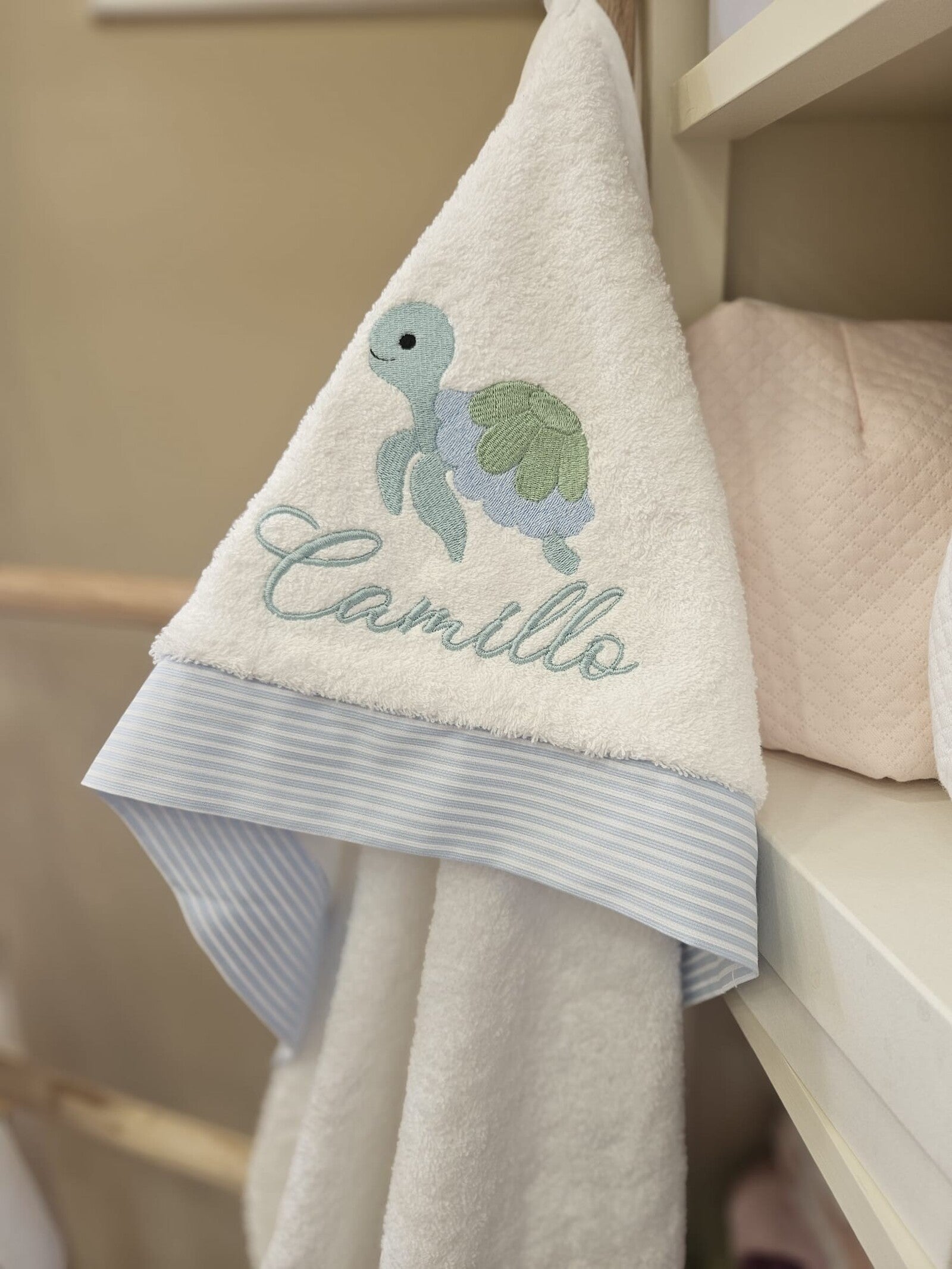 Accappatoio quadrato in spugna di cotone Basic