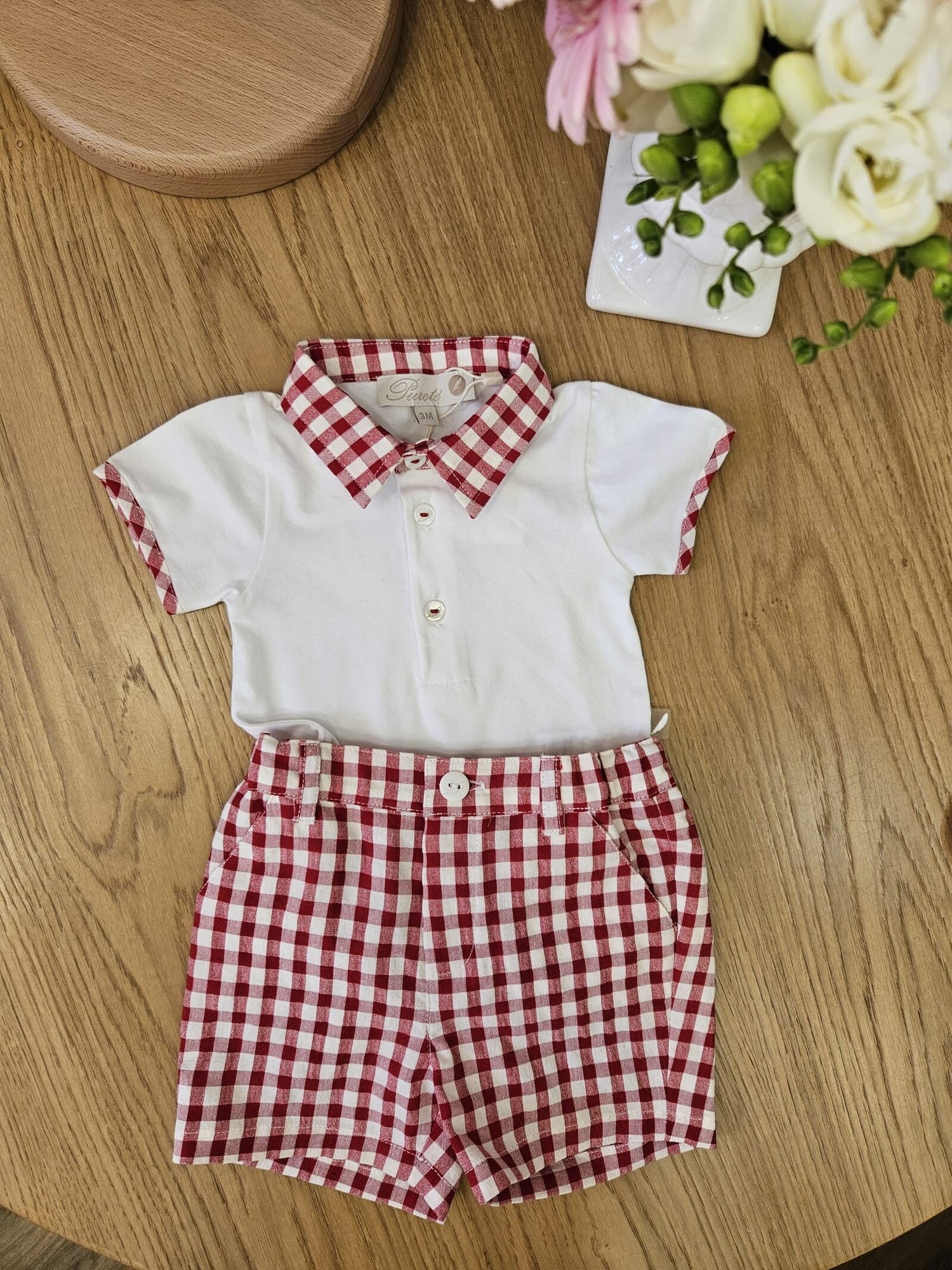 Completo due pezzi, bodino con pantaloncini
