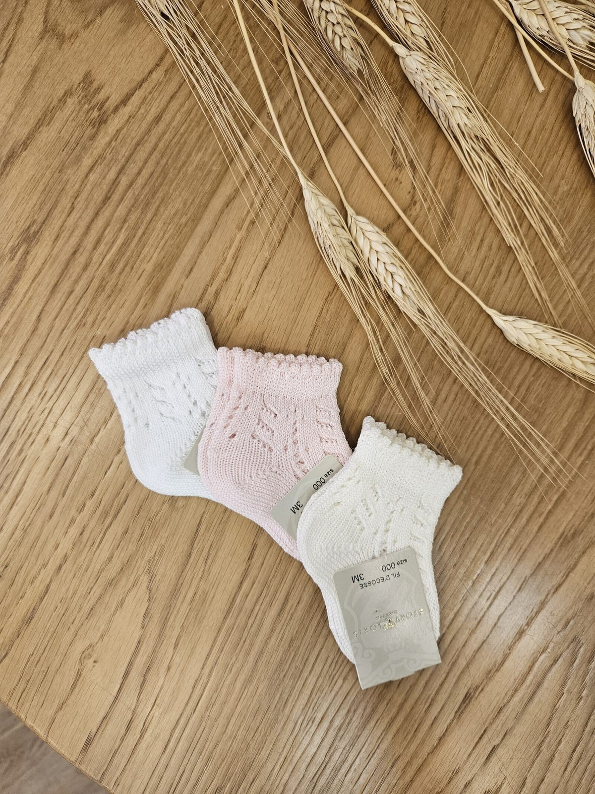 Calzini in cotone traforato