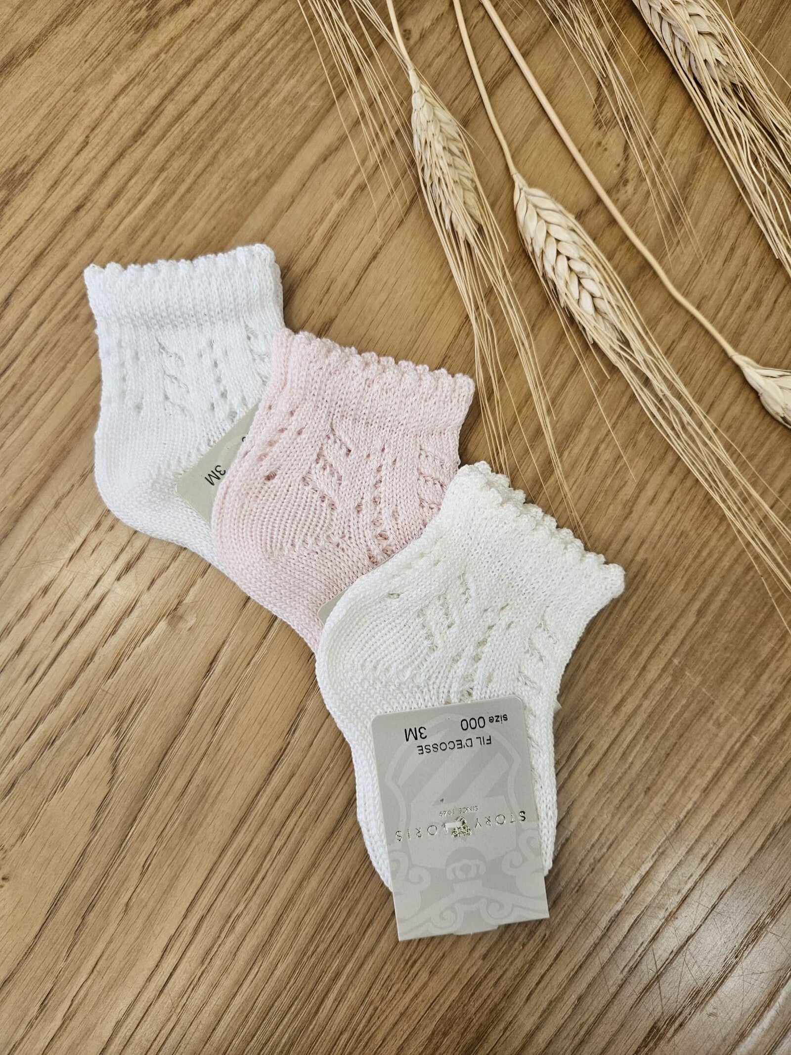 Calzini in cotone traforato