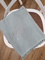 Telo Mare in mussola di cotone con frangia