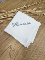 Coordinato bagnetto e cambio in spugna di cotone e mussola