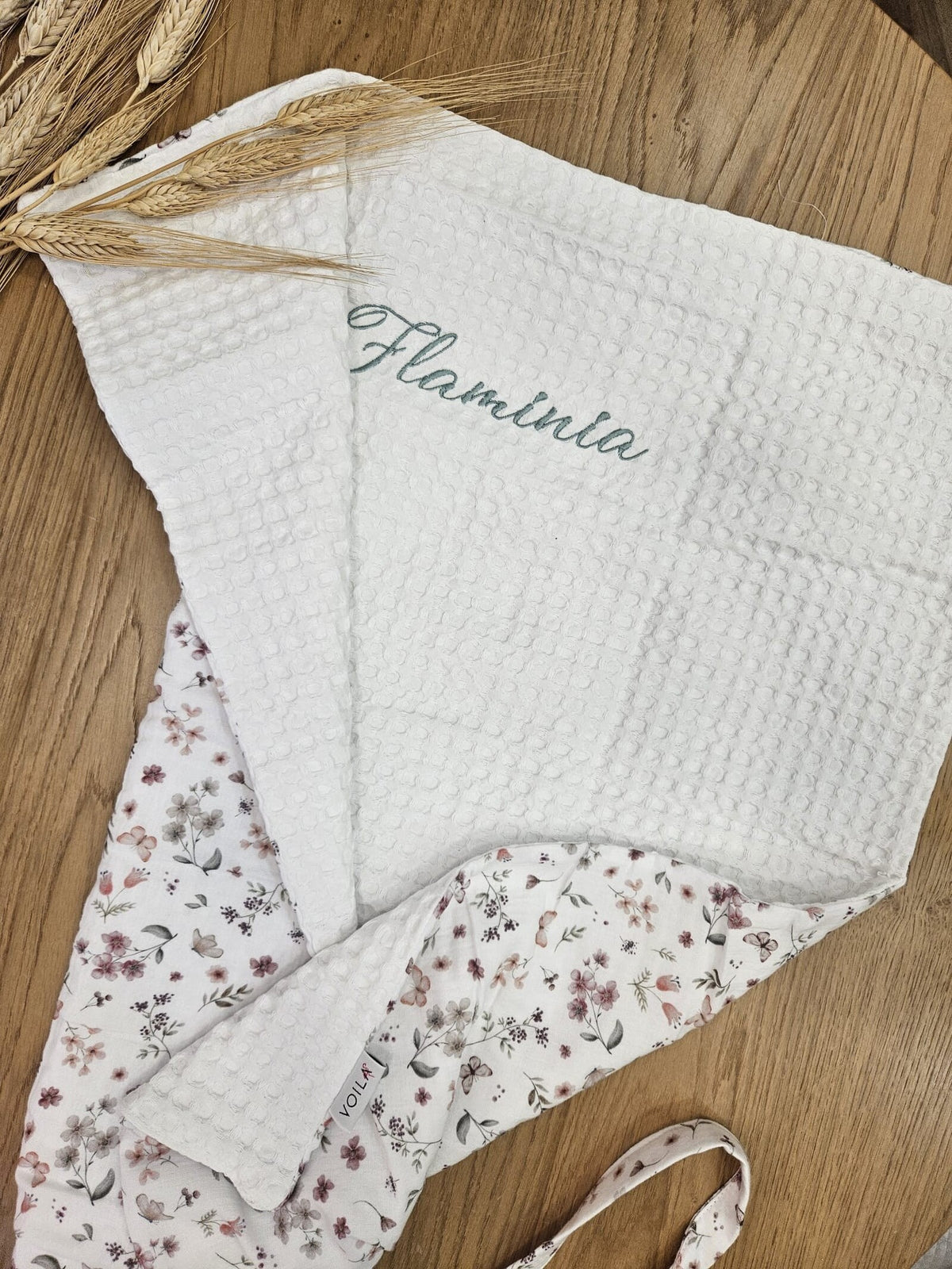 Coordinato bagnetto e cambio in spugna di cotone e mussola